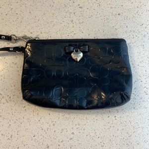 Small coach wristlet